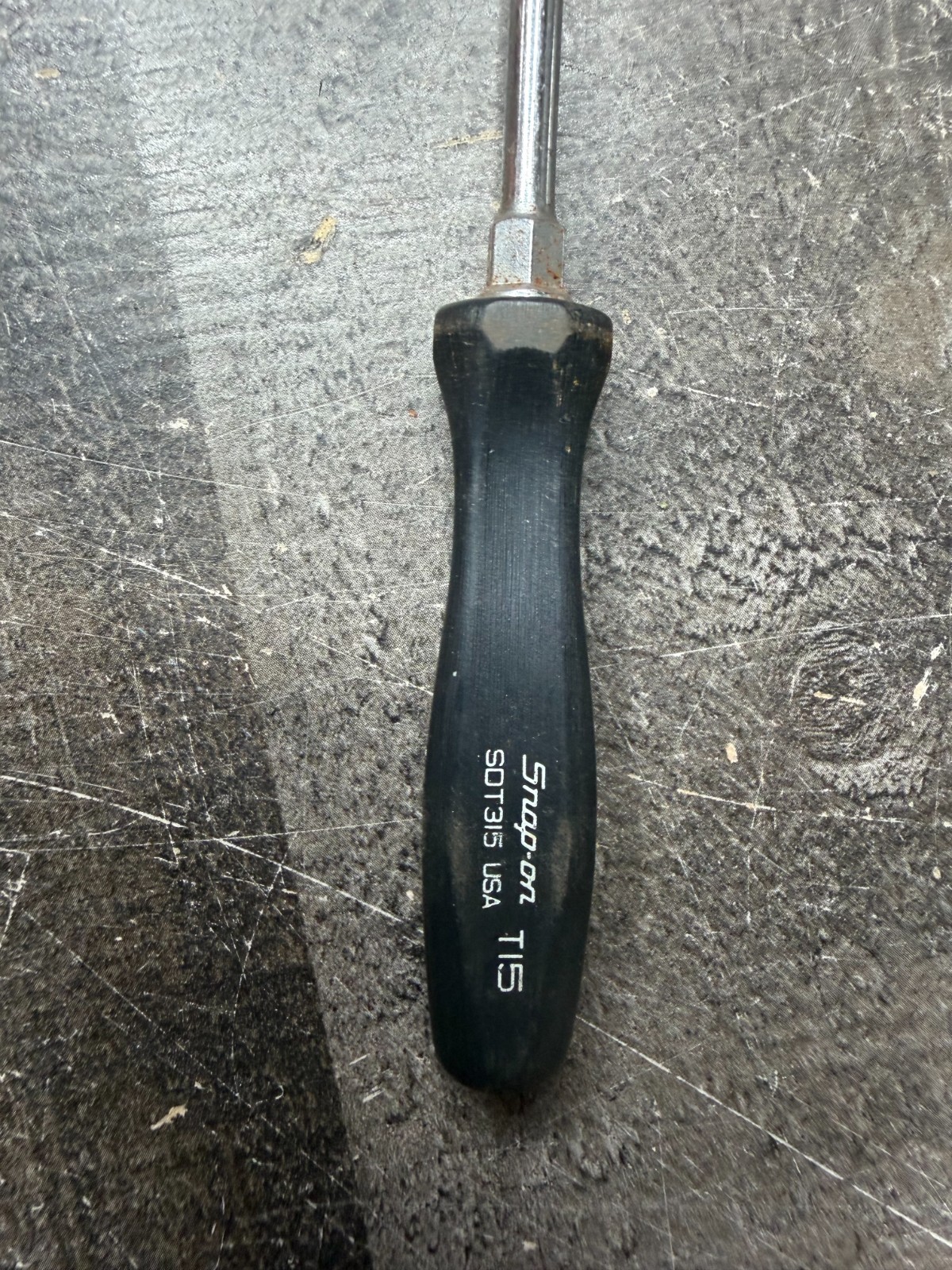 Snap-on SDT315 Torx T15 Screwdriver Black Hard Handle USA