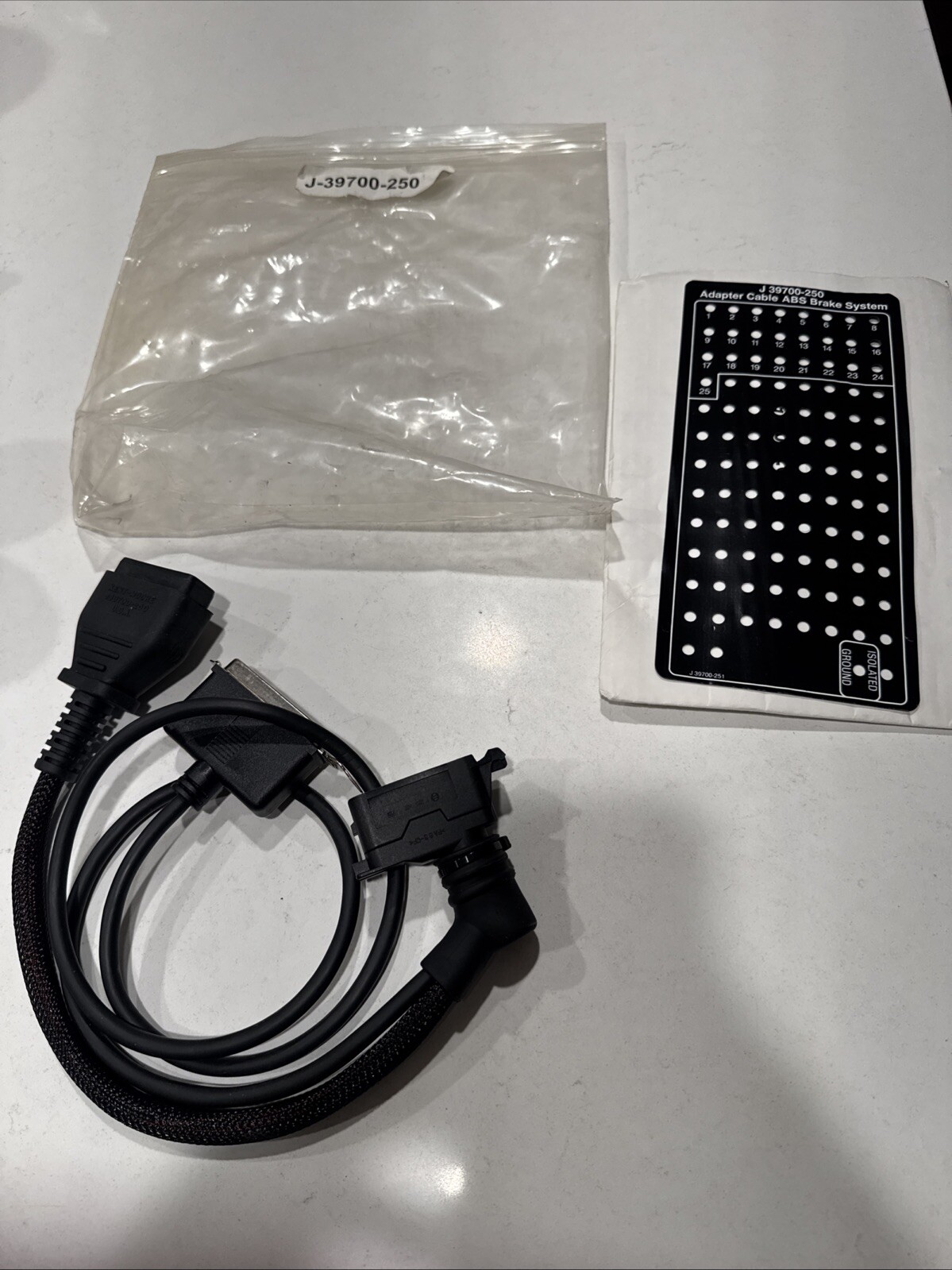 Kent Moore J-39700-250 ABS Breakout Box Adapter Cable Tool With Overlay GM