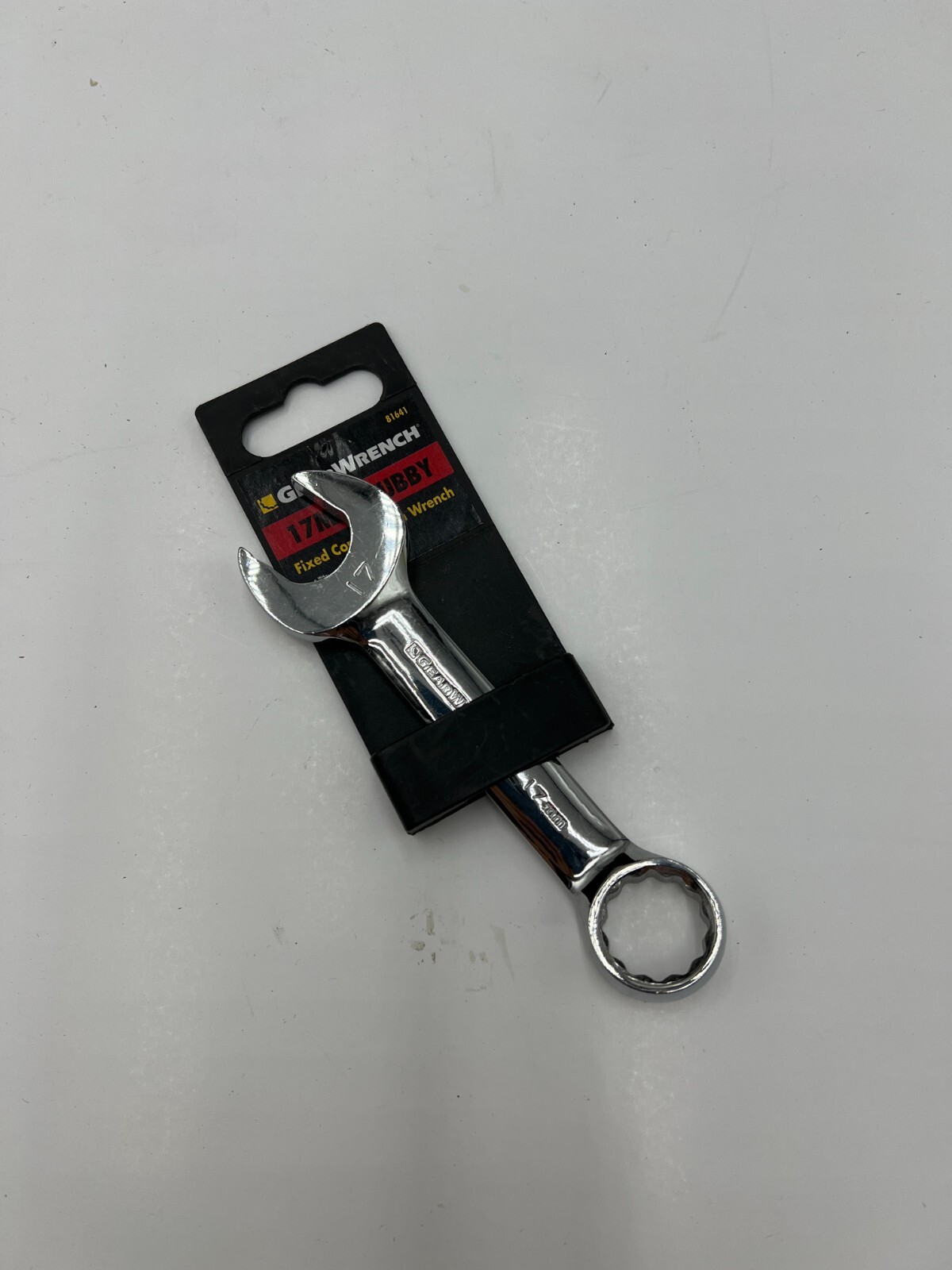 Gearwrench 81641 Stubby Combination Non-ratcheting Wrench 17mm Stubby