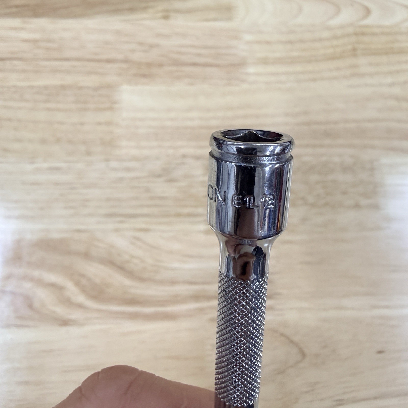 New ICON Professional 1/4” Drive 12” Long Chrome Extension E1L12