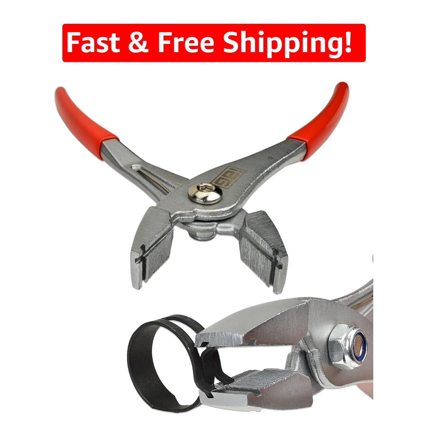 Professional Alloy Steel Hose Clamp Pliers with Soft Grip for Precision Control