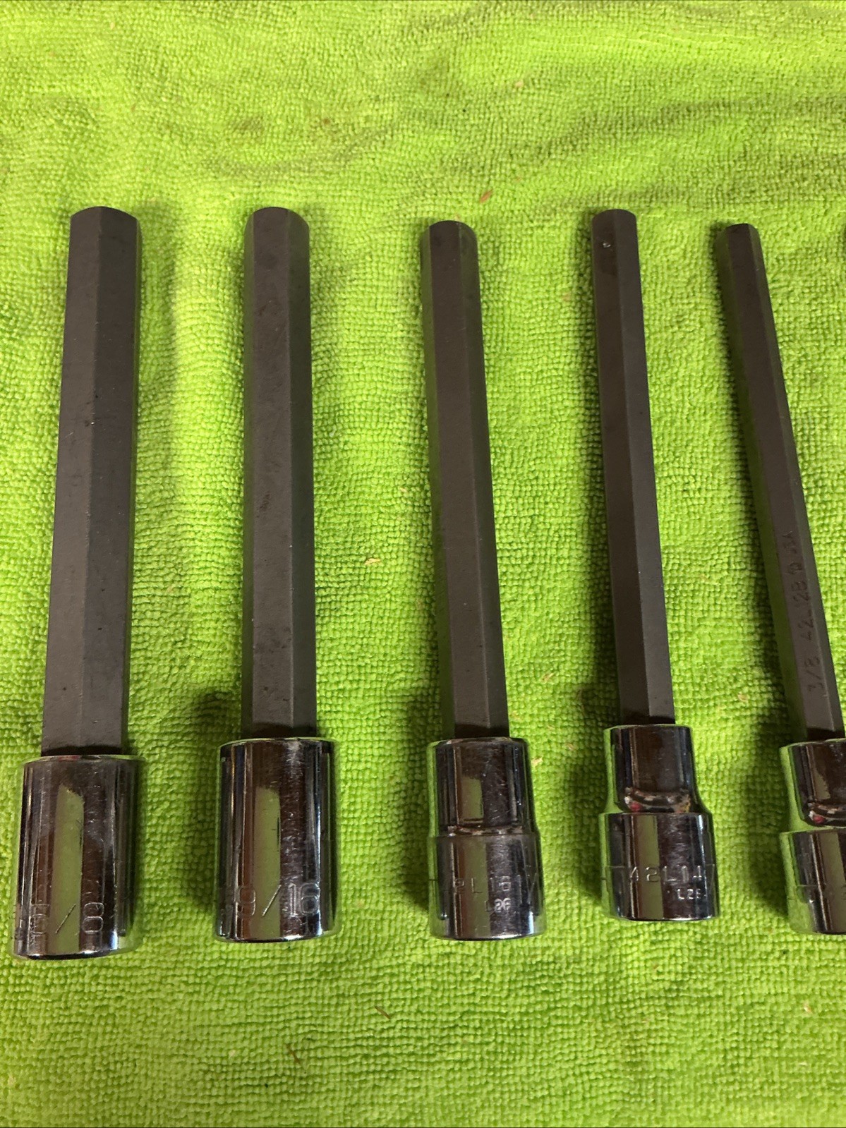Wright Tools 406 Allen Set ( 1/4”, 5/16”, 3/8”, 7/16”, 1/2”, 9/16”, 5/8”) 1/2”