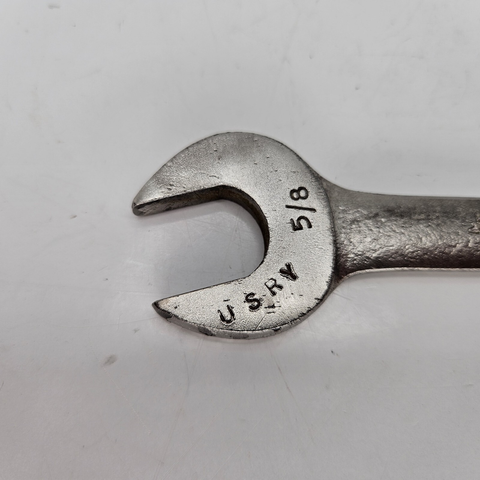 Vintage Herbrand Van-Chrome #1727 Steel Open End Wrench 5/8″ – 9/16″ USA