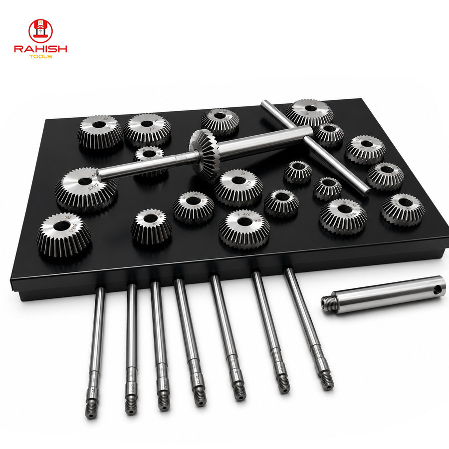 Valve Seat & Face Cutter Set 21 Pcs Set For Vintage Cars & Bikes RAHISHTOOLS