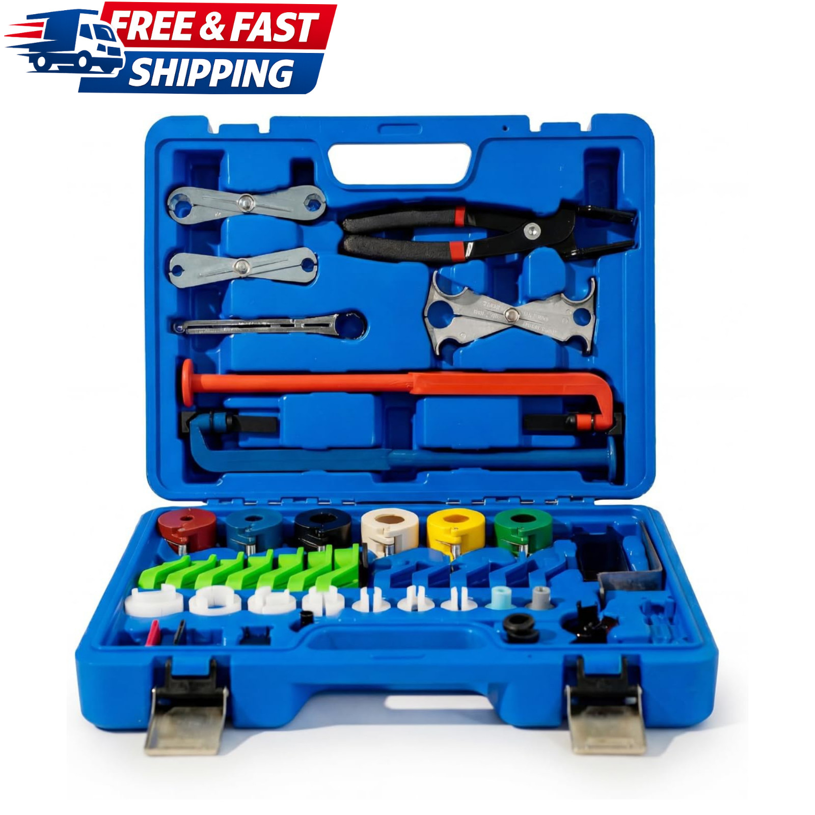 45-Piece Master Quick Disconnect Tool Set, Fuel Line Disconnect Tool Kit Automot