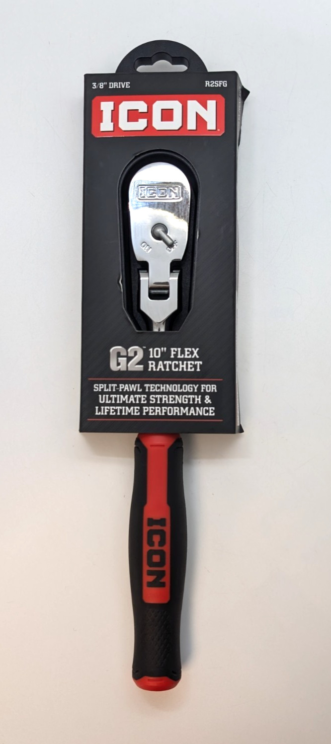 Icon G2 3/8″ Drive 10″ Flex Ratchet – R2SFG – 70453 – NEW IN PACKAGING!