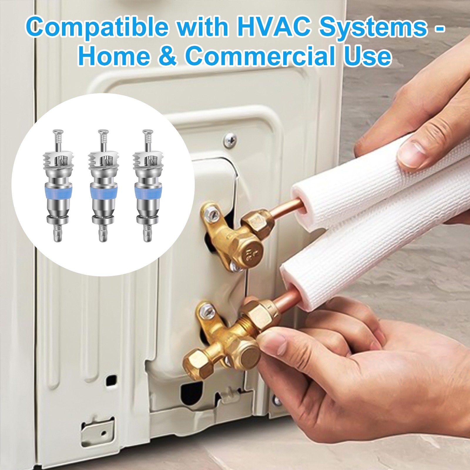51Pcs A/C Air Conditioning R410A R12 Valve Core High Low Pressure Remover Tool