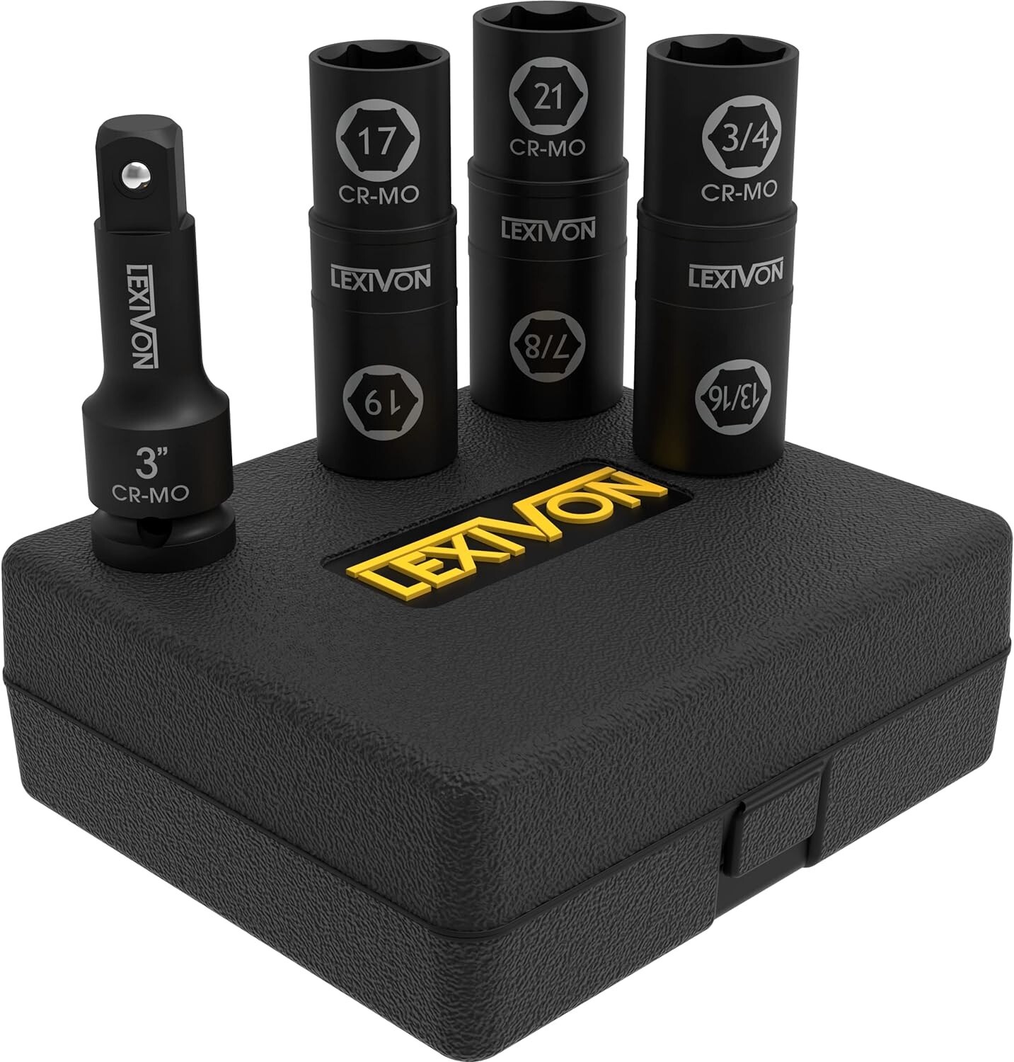 Durable Chrome Molybdenum Impact Socket Set – 6 Sizes for Easy Identification