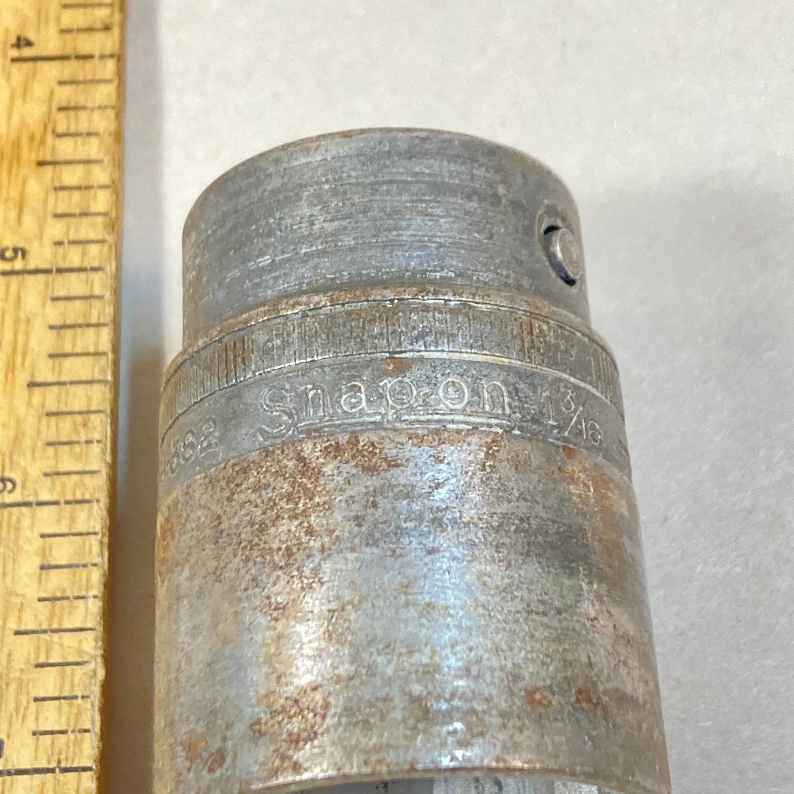 Snap-on 1-3/16″ Socket 3/4″ Drive 12 Point Shallow #LDH-382 USA