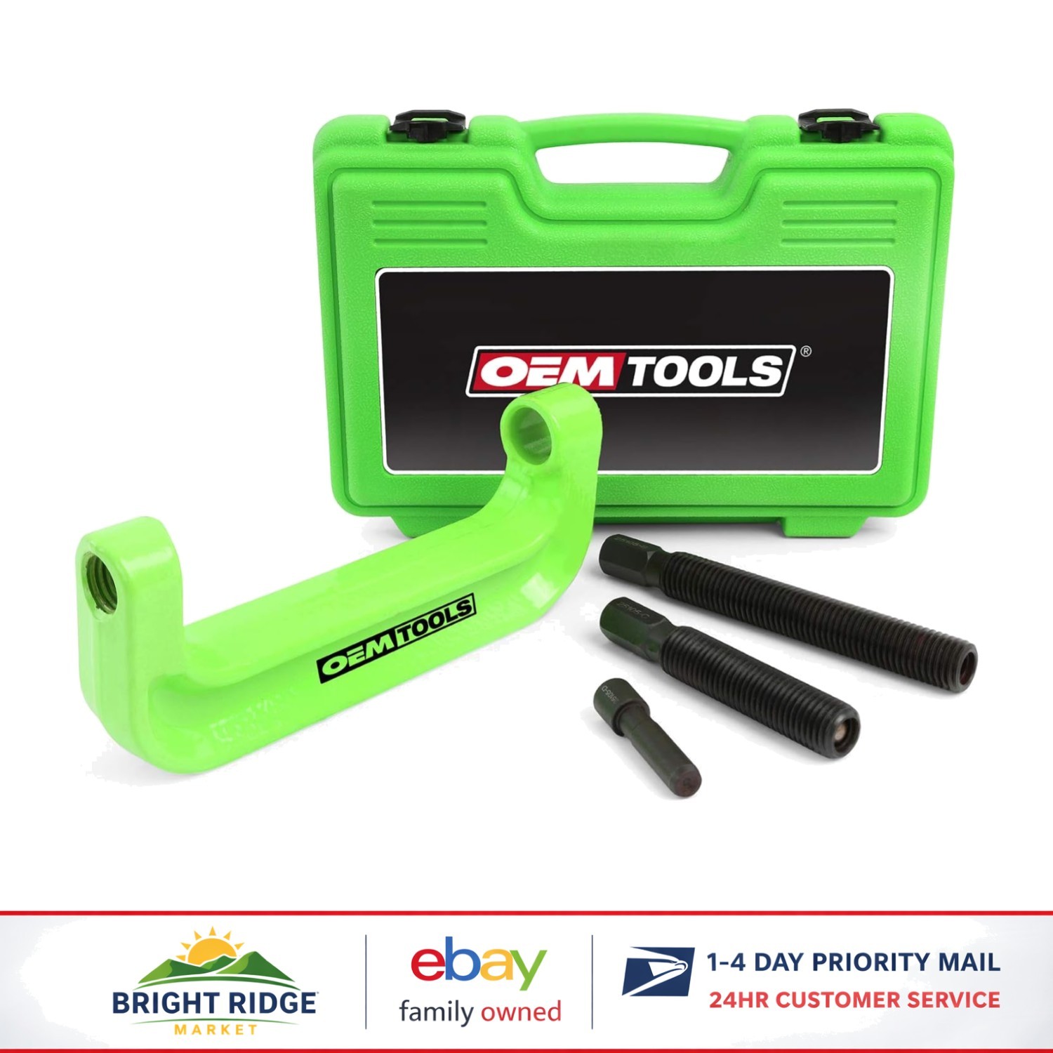 Extended Ball Joint Press Tool with Forged Steel Construction for Trucks