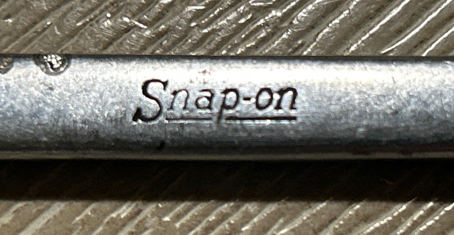 Vintage Snap On Tools OEX120 3/8″ Short Combination Wrench 12 Pt Chrome-USA