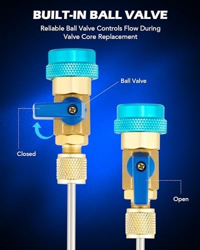 AC Valve Core Removal Tool Kit for R134a R1234yf R22 – Automotive A/C Installer