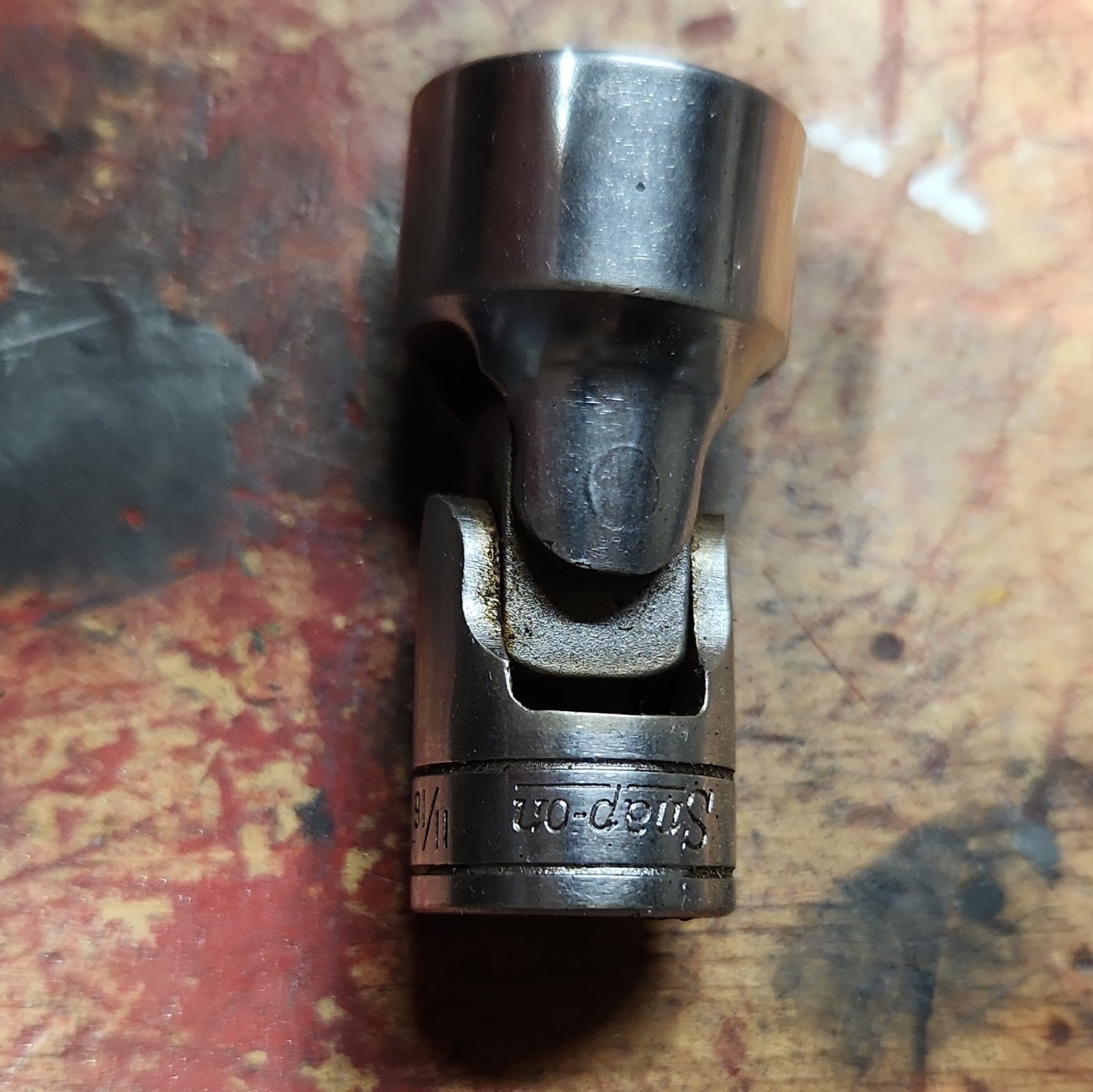 Snap On 3/8 Dr 12 Point SAE Swivel Sockets Six Piece.