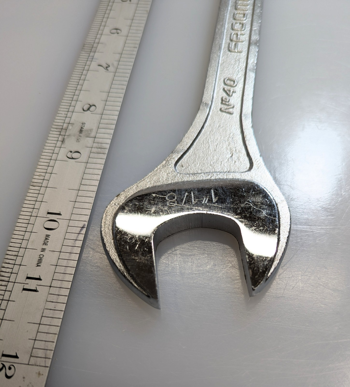 FACOM No. 40, SAE Combination 12 point Wrench 1 -1/8″