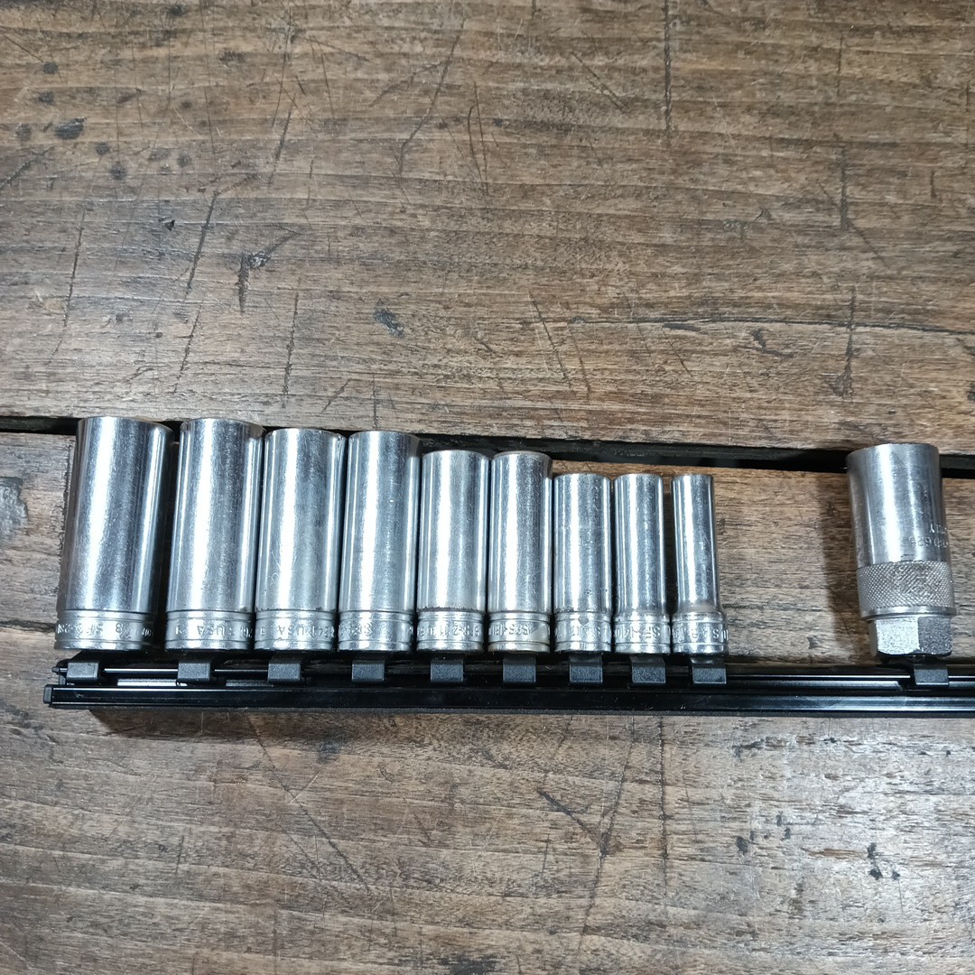 Snap On Deep Socket Set 6 pt SFS281 261 241 221 201 181 161 141 121 3/8 Drive