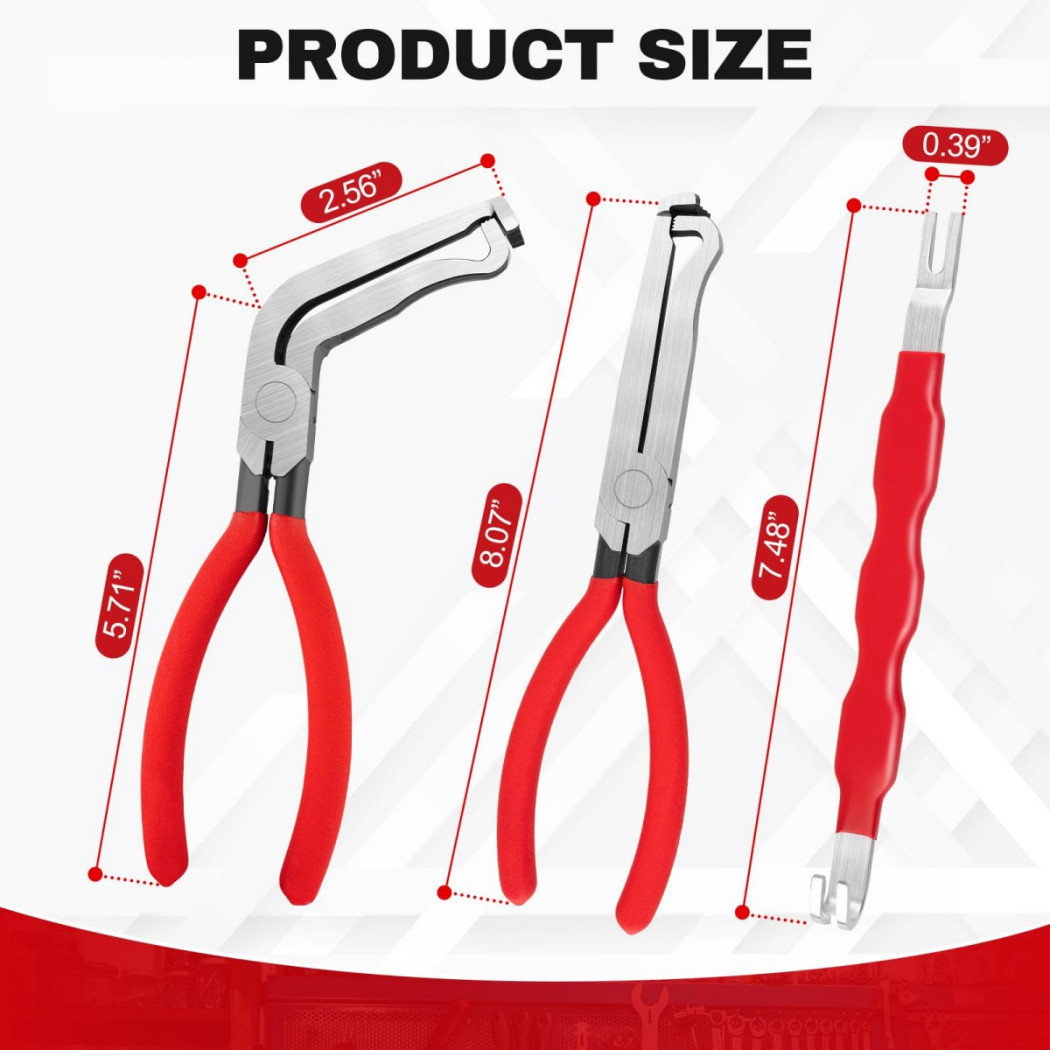 3 Pack Electrical Disconnect Pliers,Electrical Connector Separator for Cars