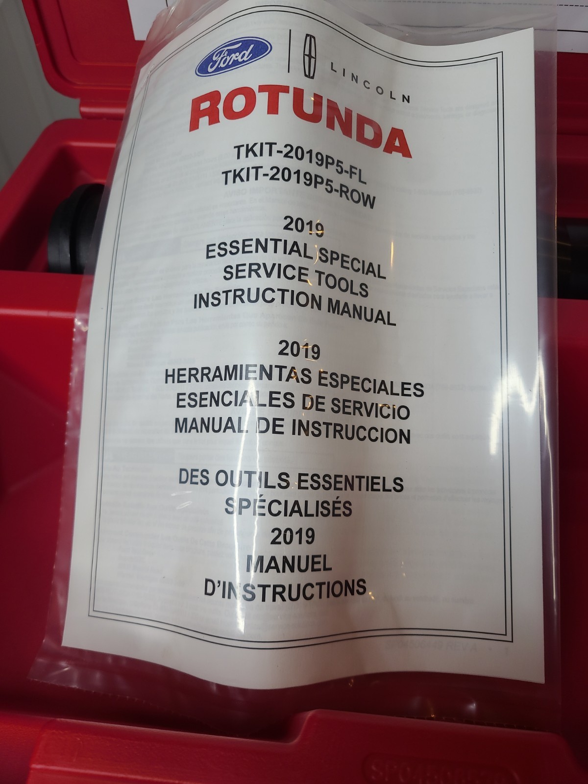 TKIT-2019P5-FL Ford Rotunda Essential Service Tool Kit NEW!