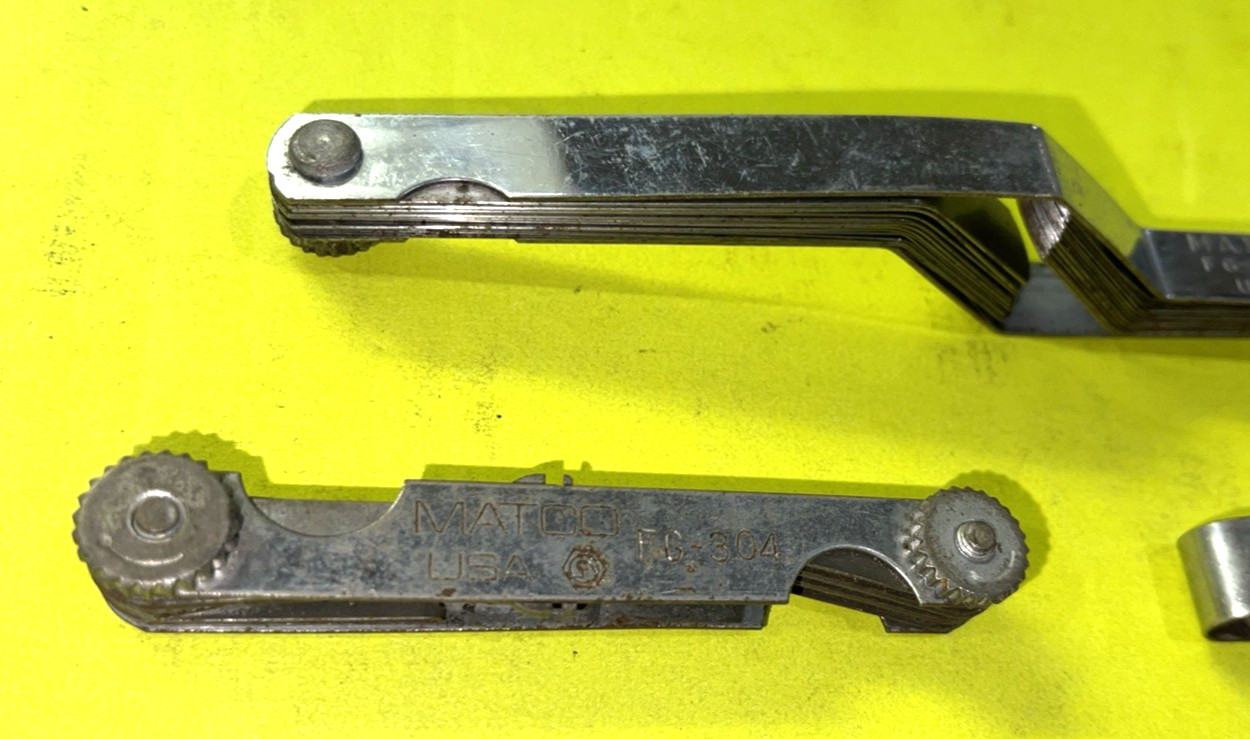 MATCO TOOLS 3 SETS OF FEELER GAUGES FREE SHIPPING IN TH US