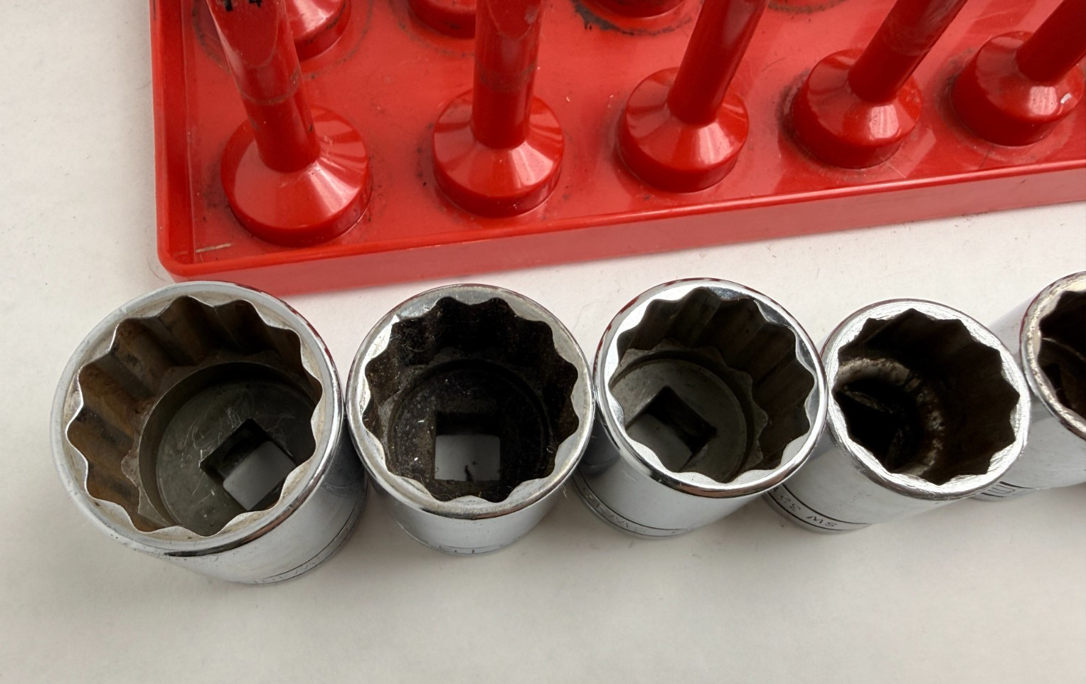 Snap-on Tools USA 14pc 1/2″ Drive SAE Shallow 12pt Socket Set