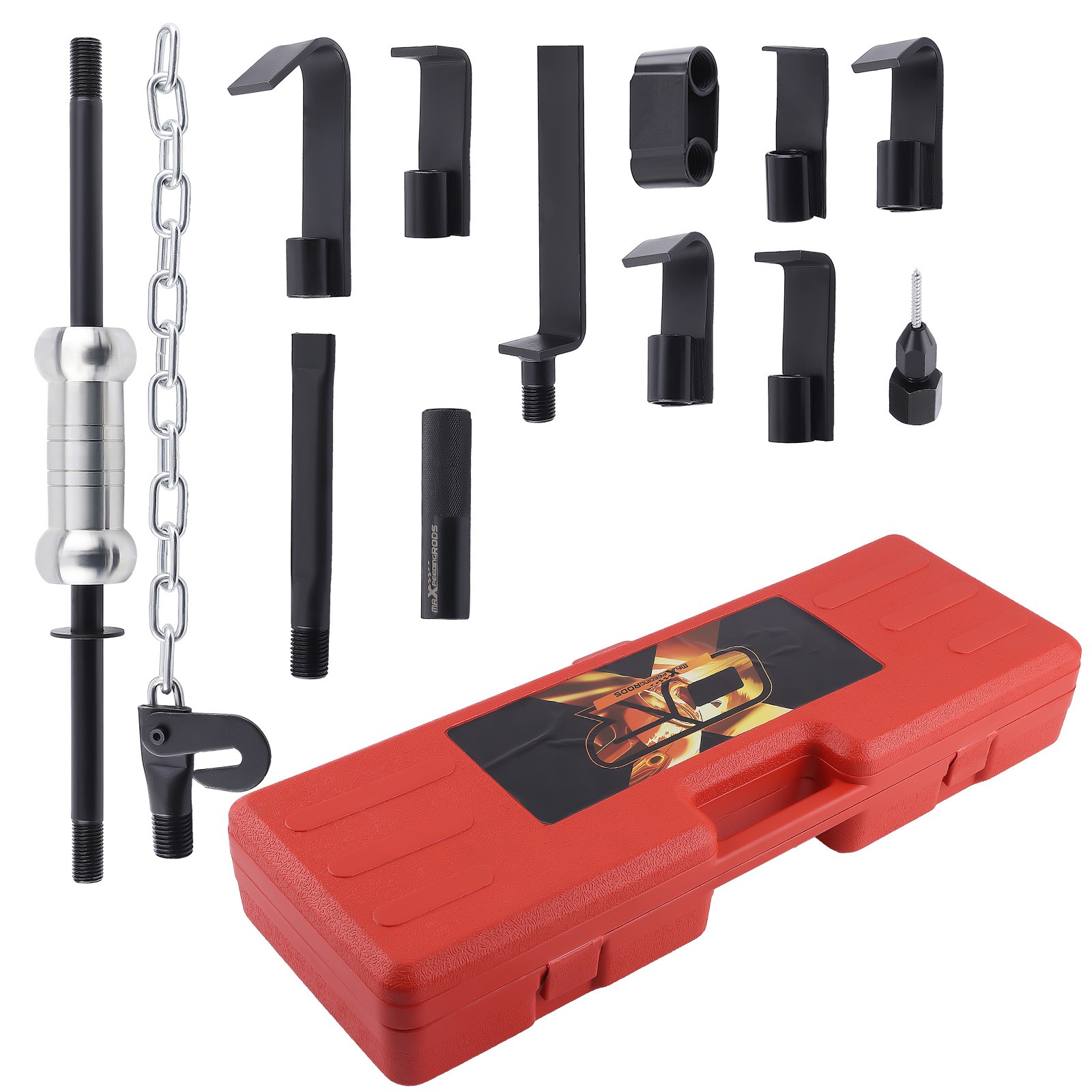 13 pcs Dent Puller 10lbs Slide Hammer Auto Body Car Repair hooks Tool Kits