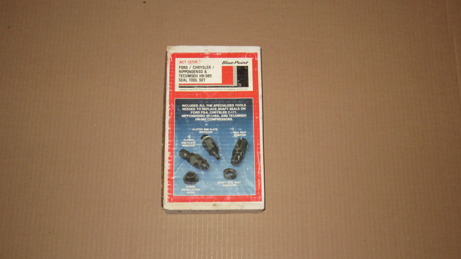 Blue-Point Seal Tool Set for Ford Chrysler Tecumseh Nippon Compressors #ACT1271A