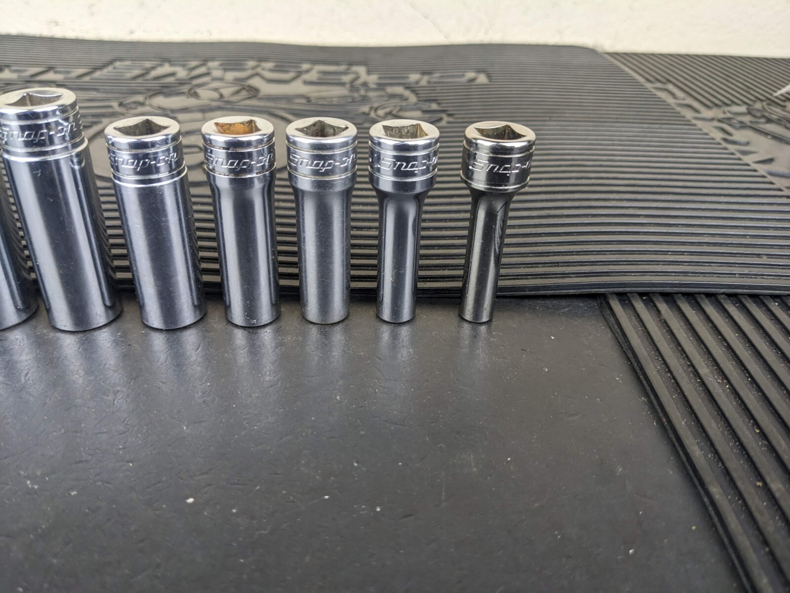 #bg228 Snap on Tools 211SFSY 3/8″ Drive Deep Chrome Socket Set Socket Set