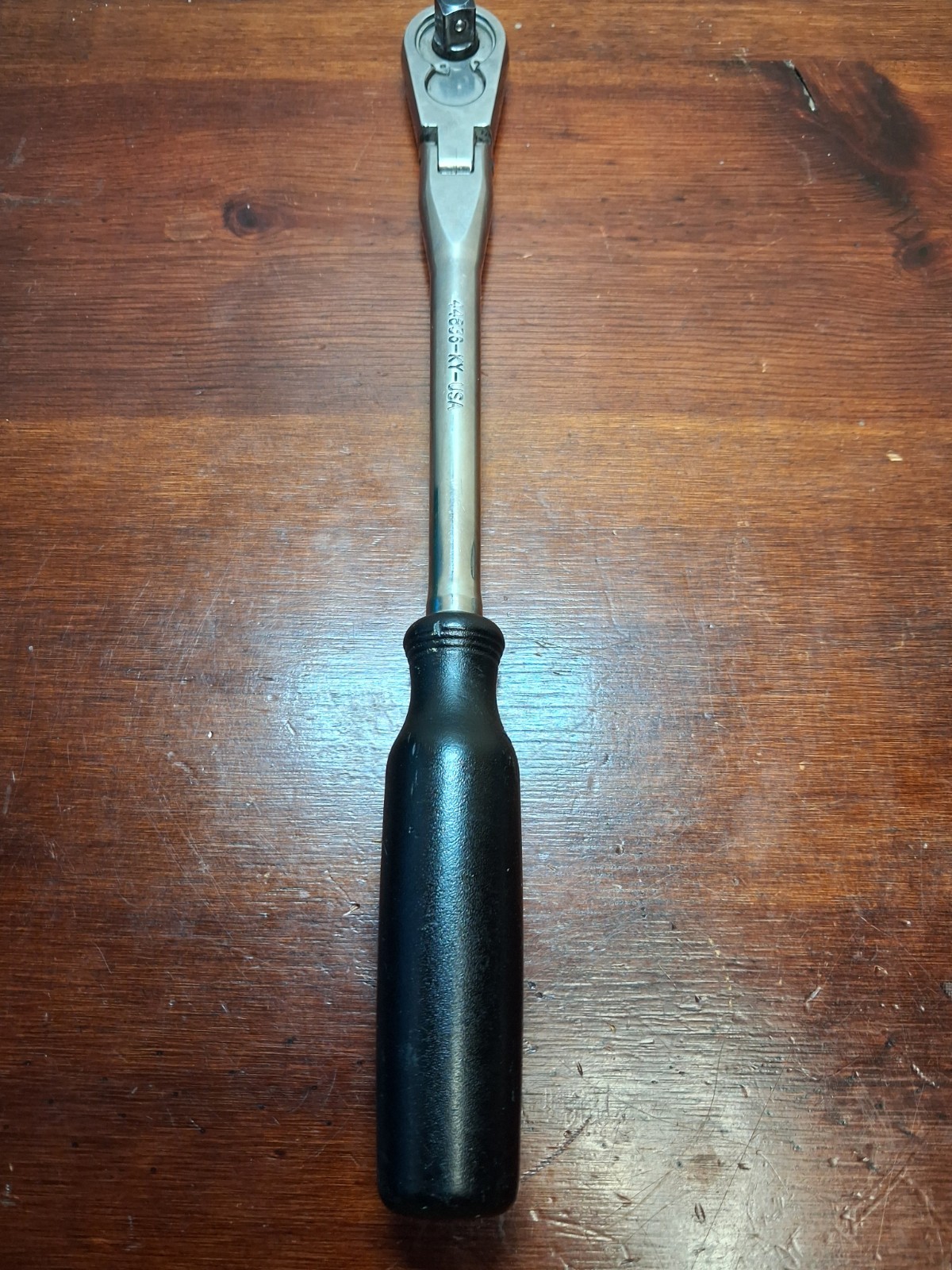 Craftsman 44836 3/8 Drive Quick Release Flex Head Ratchet Black Plastic Grip