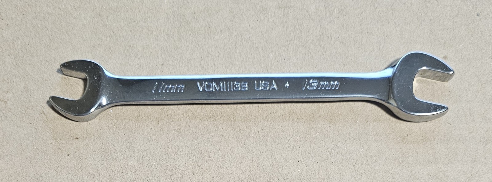 Snap-on Tools VOM1113B 11mm x 13mm Double Open End Metric Wrench NEW