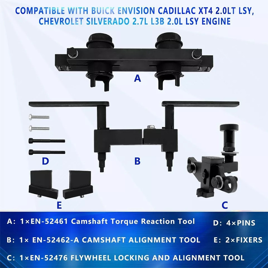 For Silverado Sierra 2.7L Cadillac XT4 2.0L EN-52461 Engine Camshaft Timing Tool