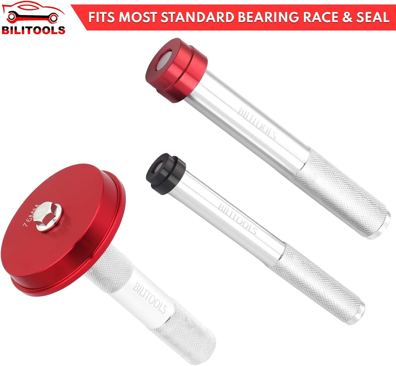 43 Piece Bearing Race and Seal Driver Set with 4 Handles& 39 Dual-Sided Adapters