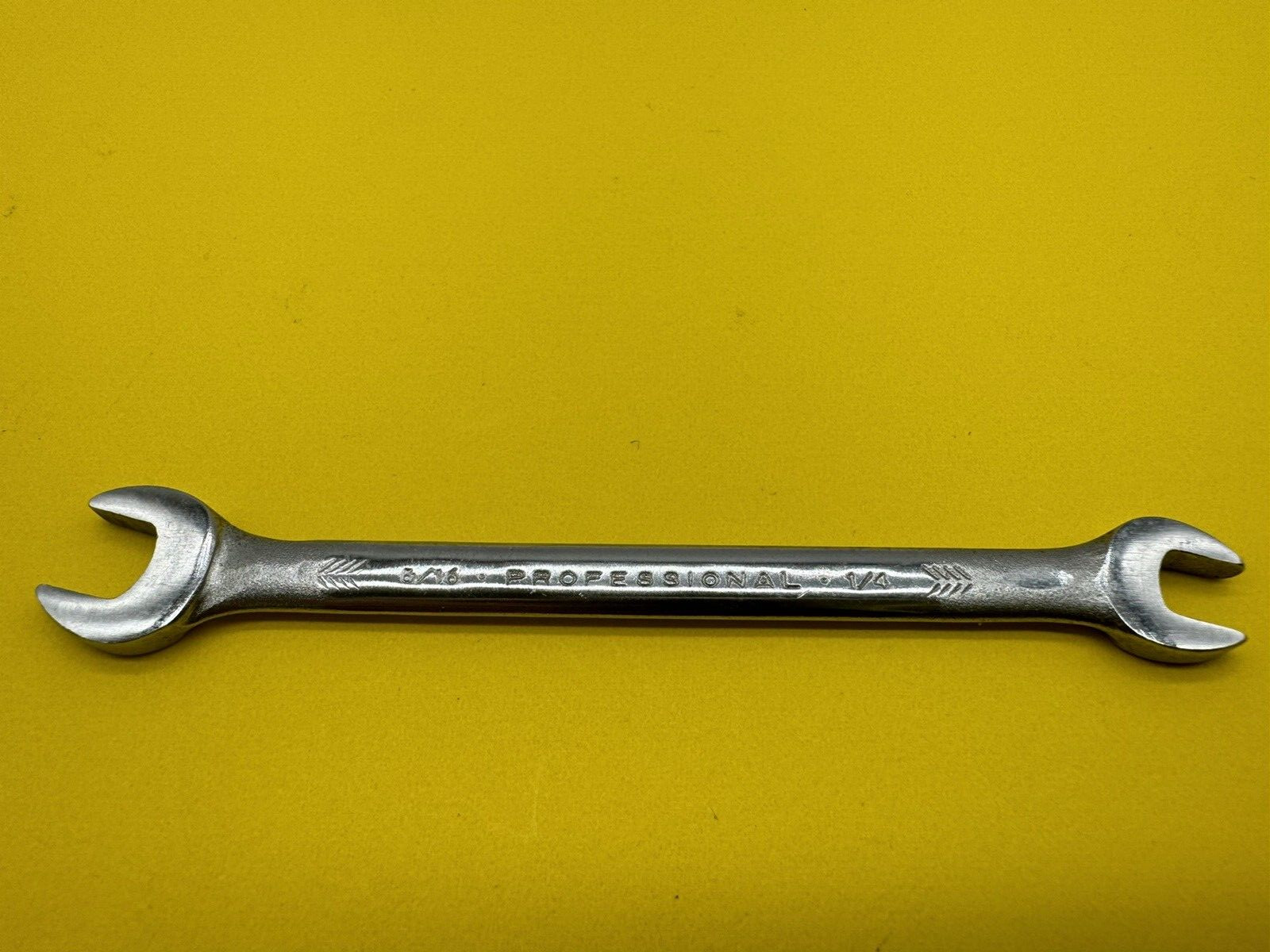 Proto Professional 1/4″ x 5/16″ Double Open End Wrench 3018 USA