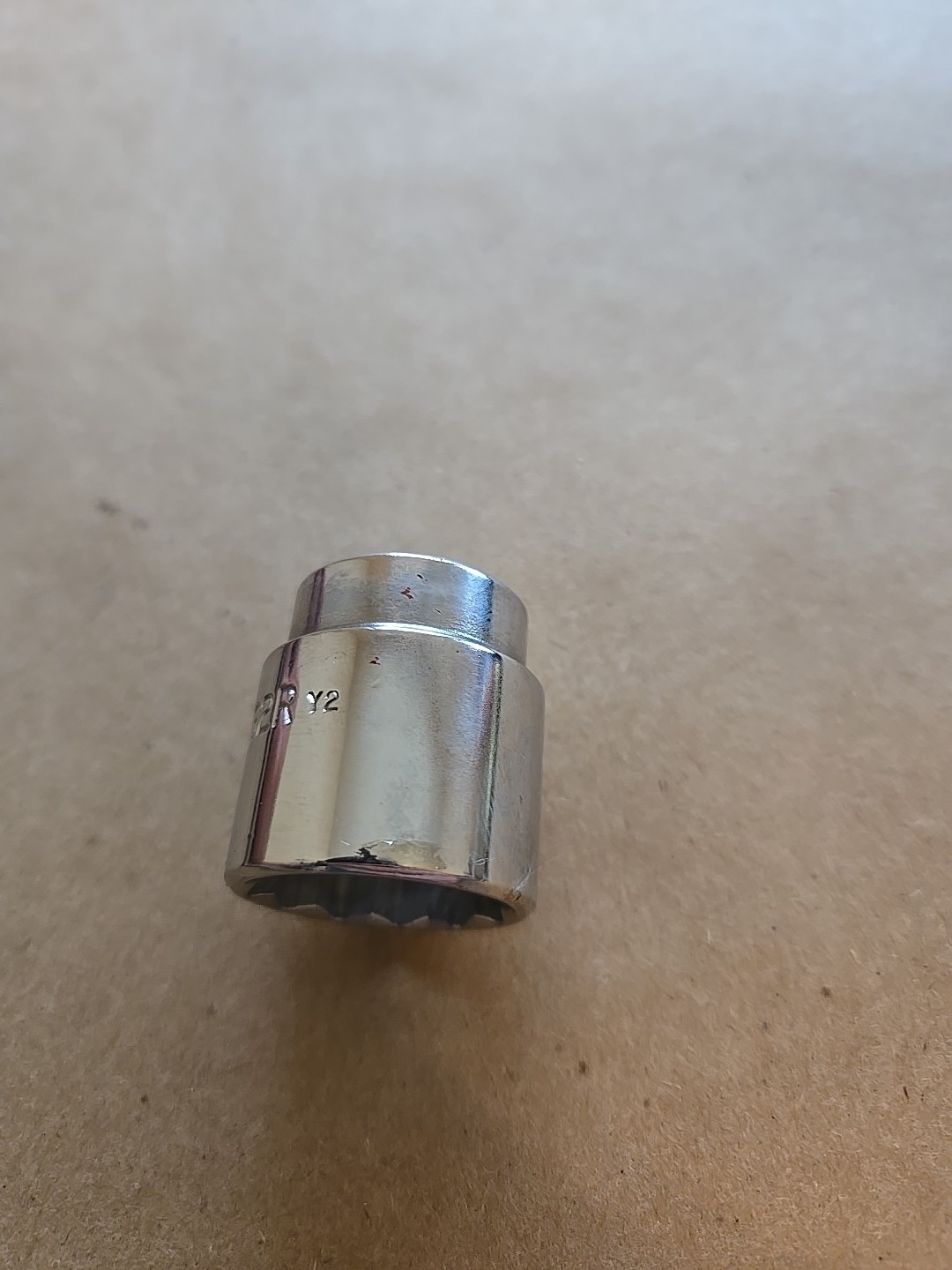 Mac Tools 3/8″ Drive 13/16″ 12PT SAE Shallow Chrome Socket USA X262R