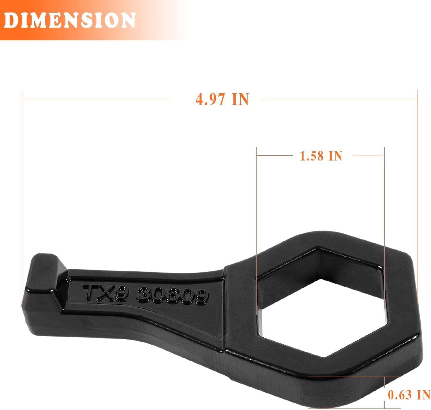 30609 Porkchop 1-1/2″ Cap Nut Wrench Outer Nut Spanner Model TX9