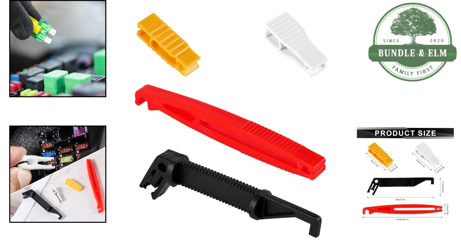 Effortless 4-Sizes Fuse Puller Tools – Essential for Vehicles & Maintenance