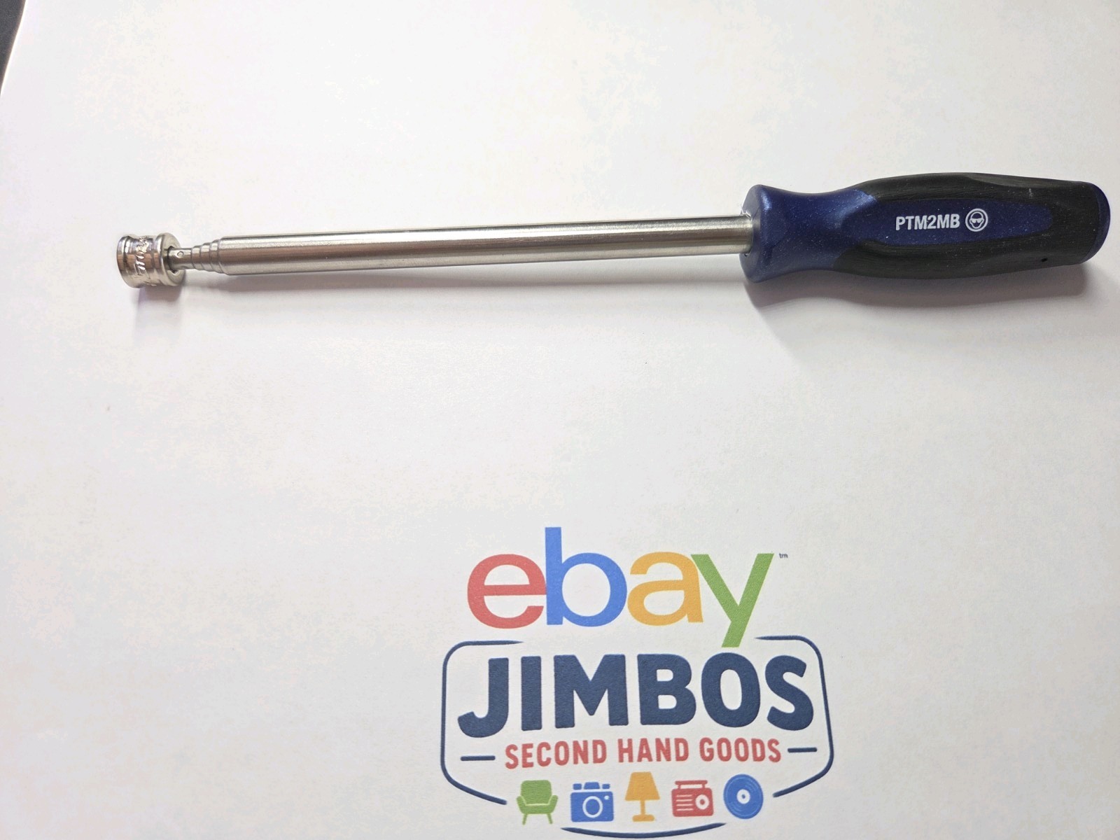 Snap-on Tools NEW 2lb Magnetic Extendable POWER BLUE Pick-up Tool PTM2MB