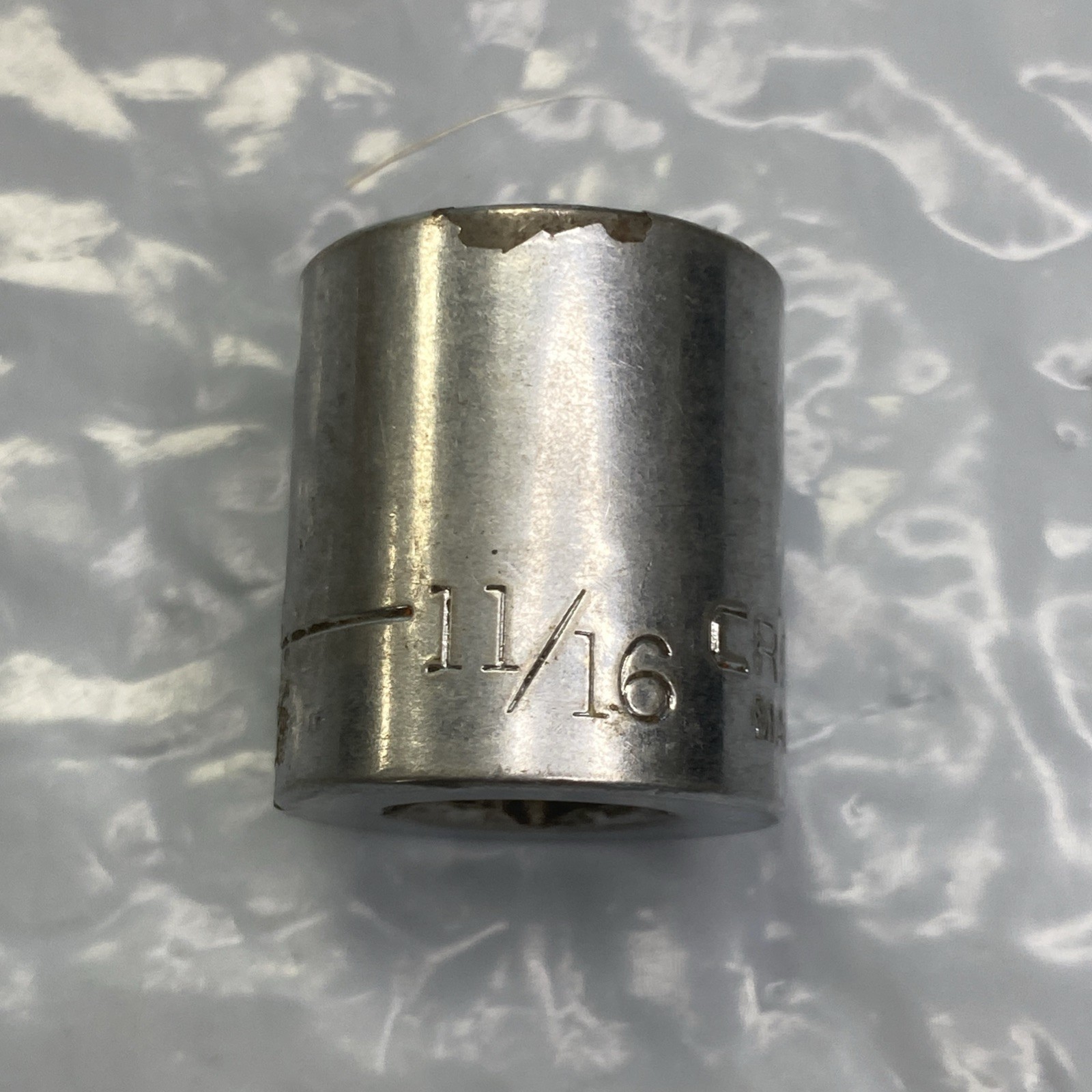 Craftsman 11/16 Shallow Socket 3/8″ Drive 12 Point G-Series 44336 Made in USA