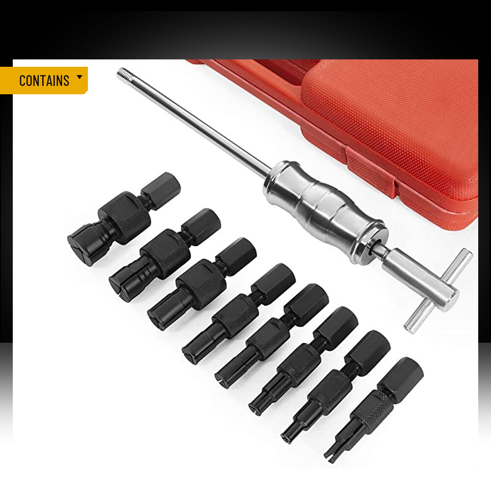 9x Blind Hole Inner Bearing Puller Slide Hammer Internal Kit 8-32mm Removal Tool