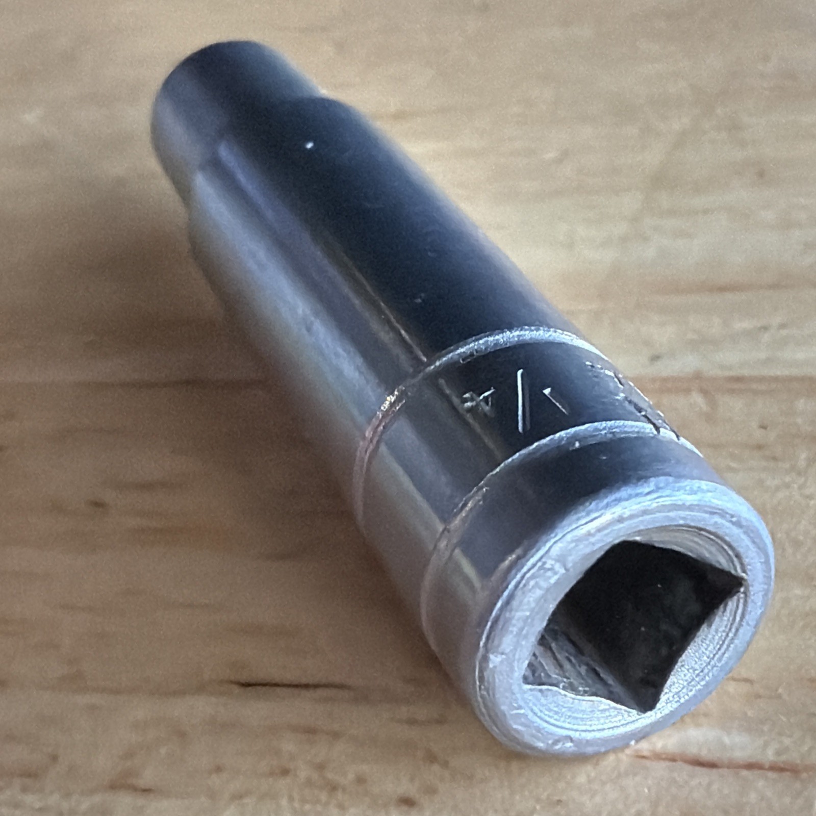 Walden Tools 1/4″ Deep Socket 1/4″ Drive 6 Point 3178 Vintage Made in USA