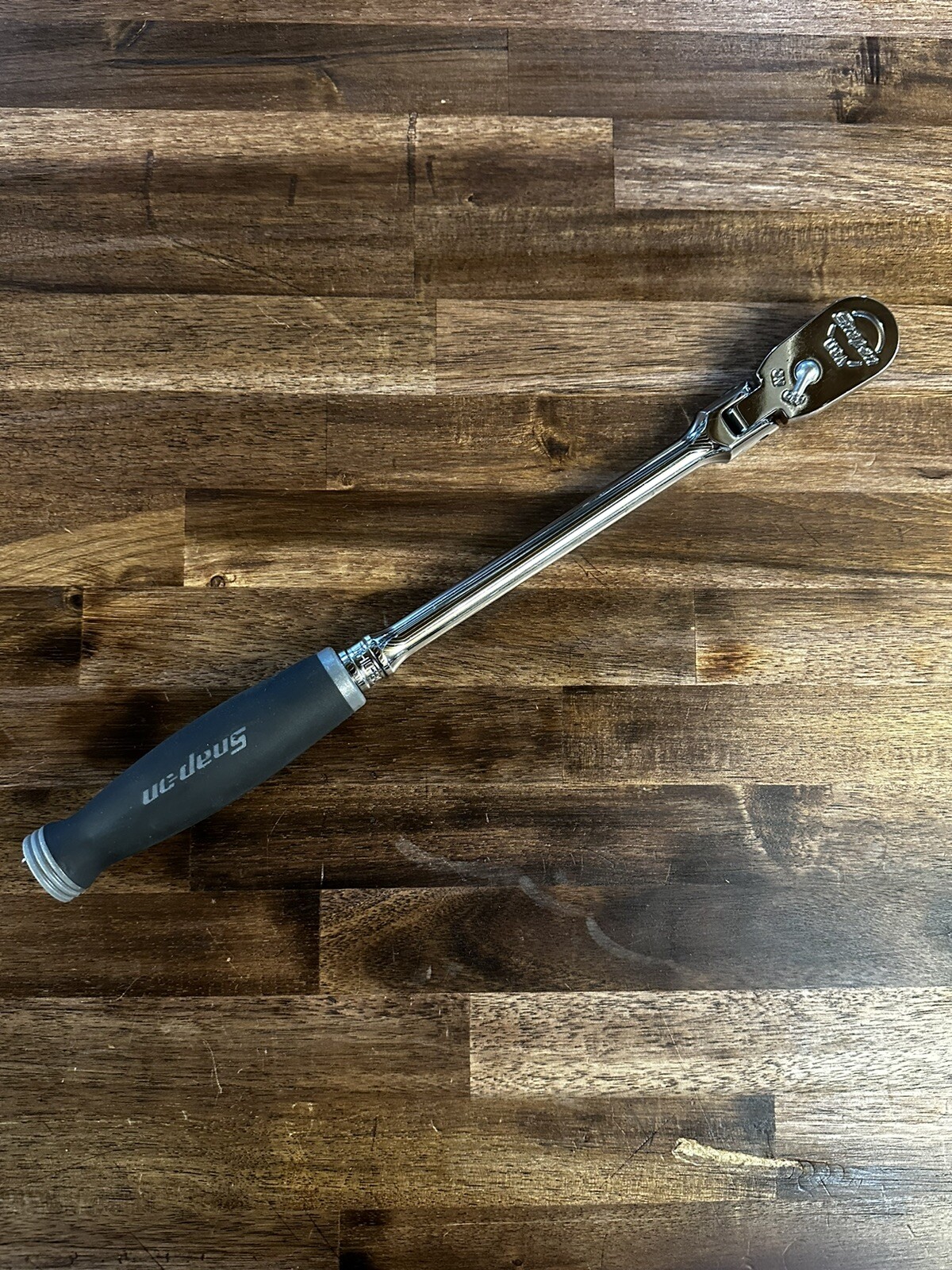 *NEW* Snap On FHLF80A 3/8″ Flex Head Dark Titanium Soft Grip Ratchet SO SICK