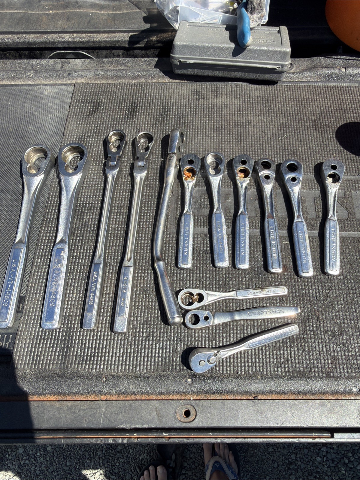 (14) Sears Craftsman Ratchet Bodies ONLY NO GUTS 1/2” Drive 3/8” & 1/4” 3 FLEX!$