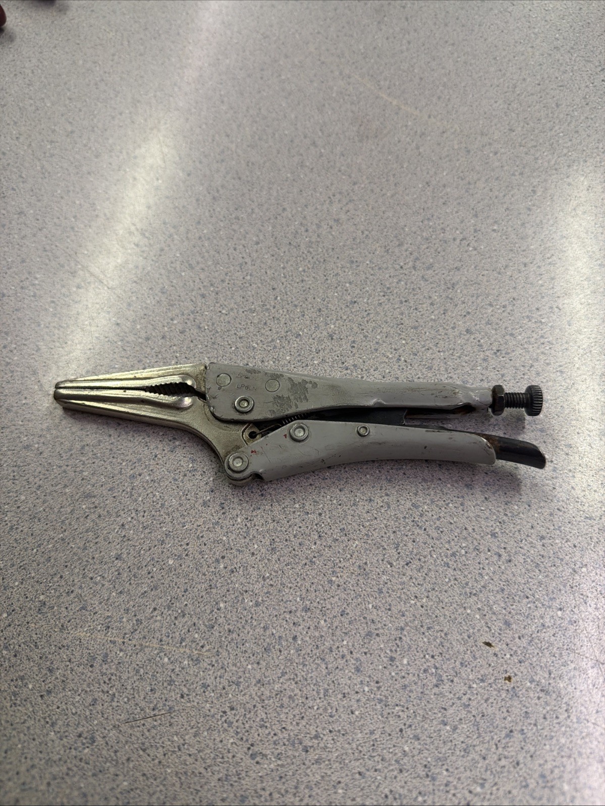 ✅ Snap-On LP6LN 6″ Long Nose Locking Vice Grip Pliers Gray USA USED 🇺🇸 T11