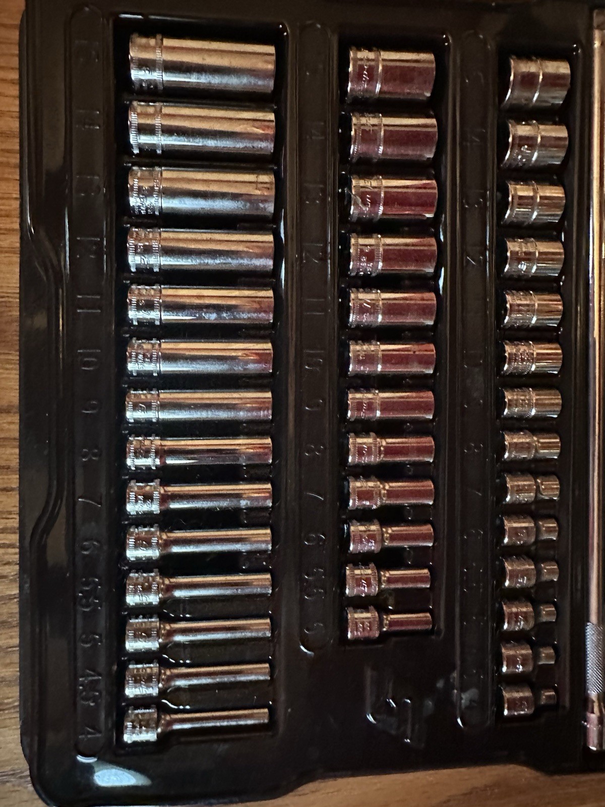 NEW Snap On 45pc Master Metric 1/4 Socket Set 145TMM