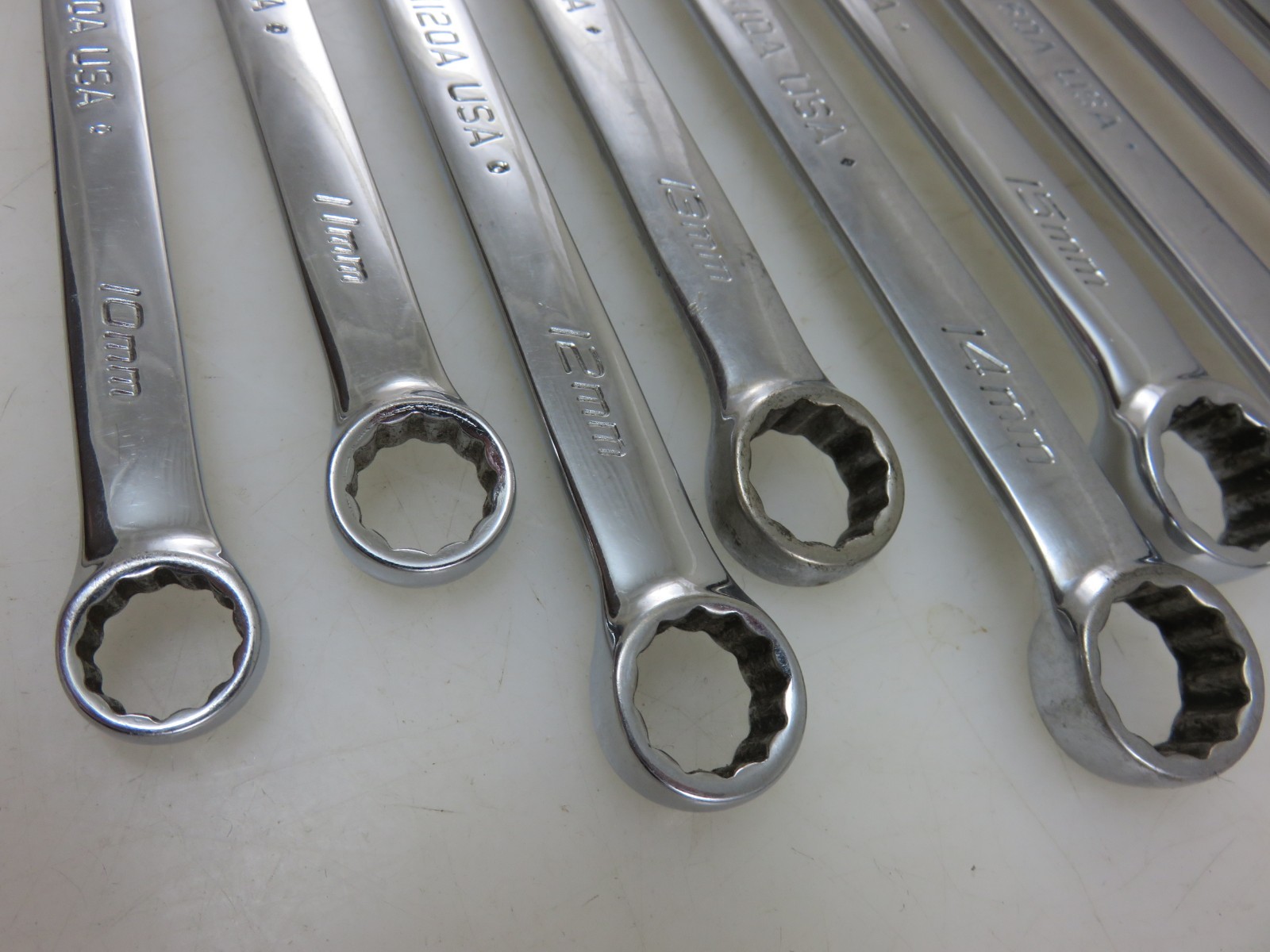 Snap-On METRIC OEXM Series Combination Wrench 9pc Set 10mm-18mm USA Made