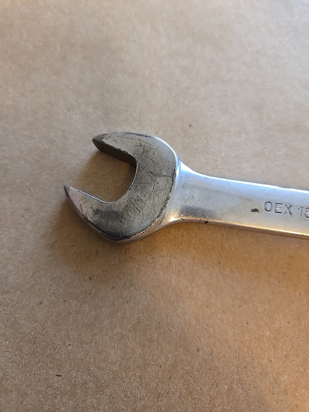 Snap On 9/16″ 12PT Short Chrome Combination Wrench OEX180