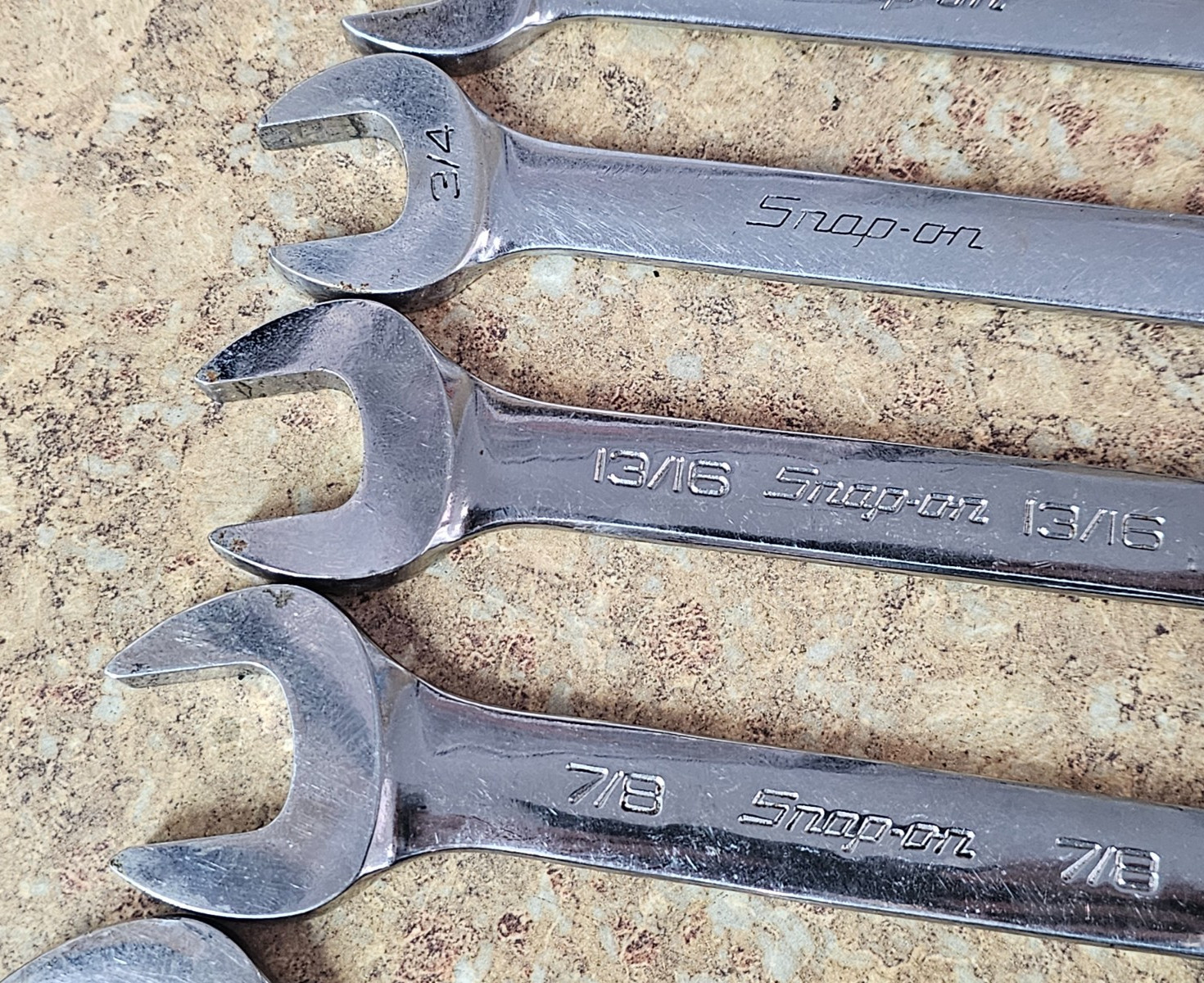 Snap-on 14pc 12-Point SAE Short Combination Wrench Set 5/16 – 1-1/8″