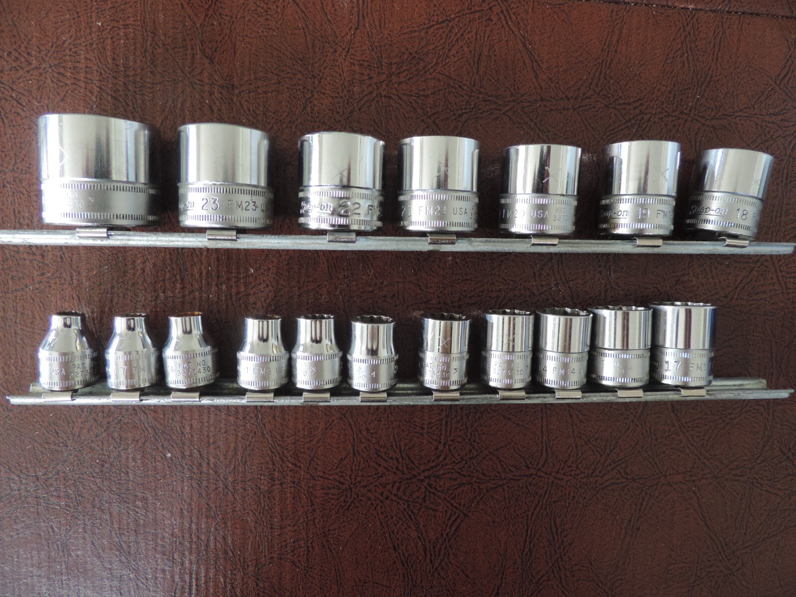 Snap-On 40pc. Metric 3/8 Drive Socket set. 21pc. Deep & 19pc. Shallow