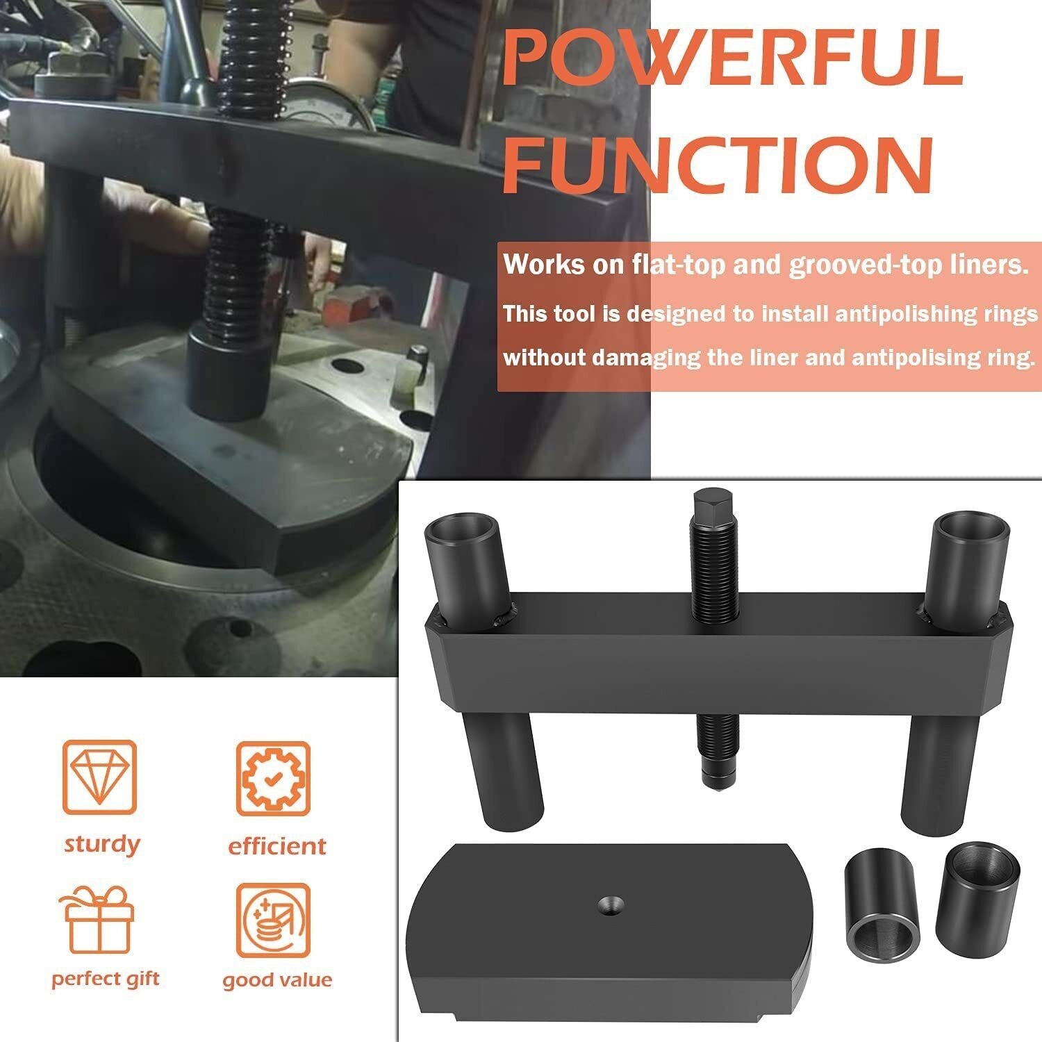 Cylinder Liner Press Installer Tool Heavy Duty 3164606 For Cummins ISX X15