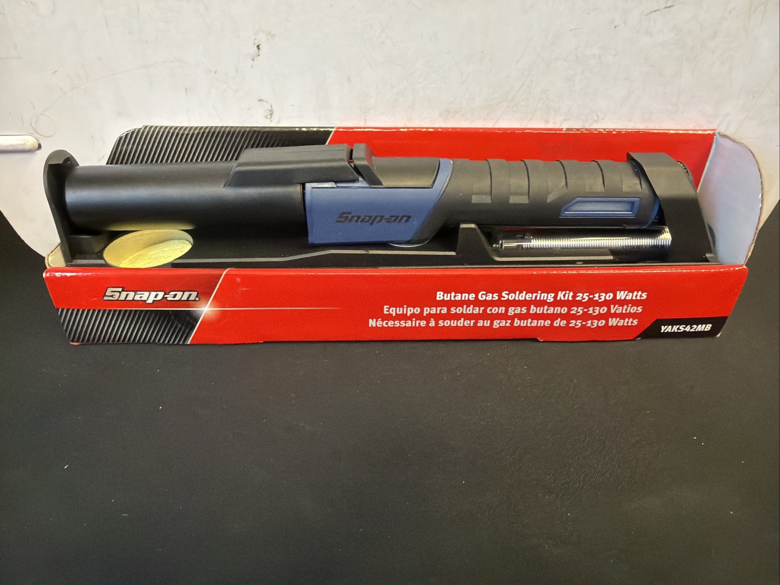 Snap-on Tools USA NEW Butane Gas Soldering Kit METALLIC BLUE YAKS42MB