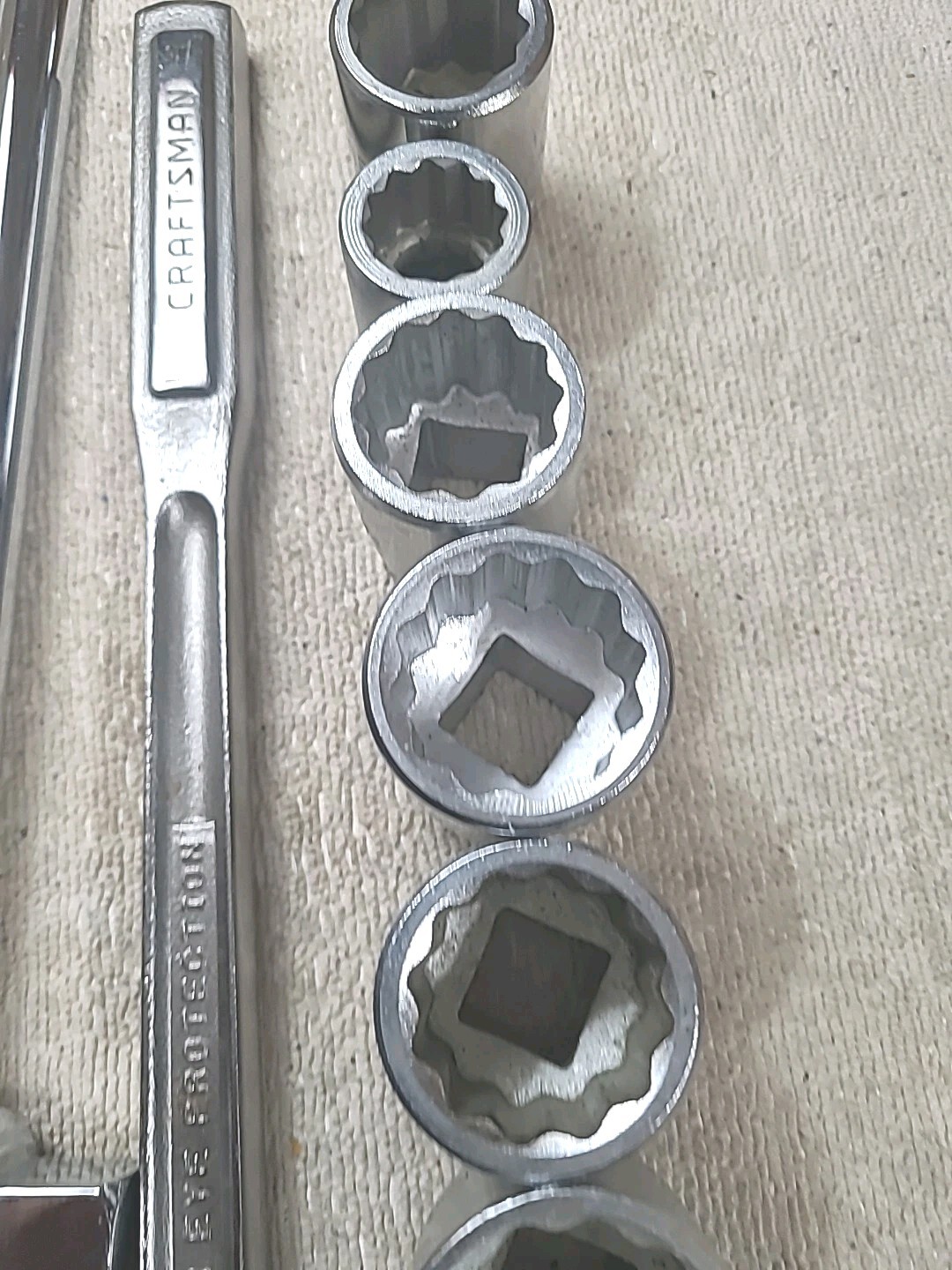 Proto Blackhawk, Craftsman, Stanley 3/4” Drive Sockets Extension Breaker Bar Lot