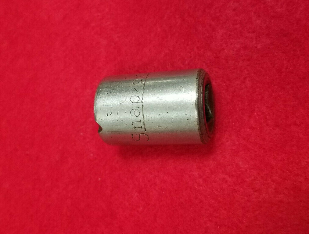 SNAP ON TOOLS Antique 3/8 DRIVE SAE. SHORT CHROME SOCKET Year 1937 S-9002
